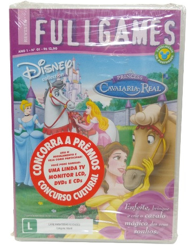 Jogo Pc Princess Cavalaria Real Disney Mídia Física 4540